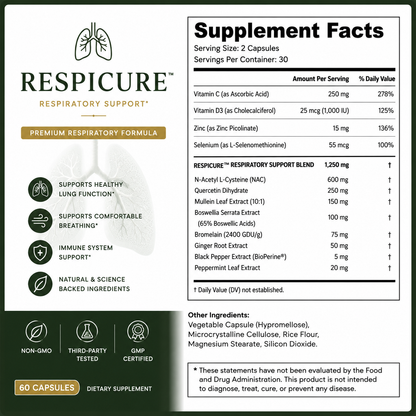 RESPICURE™ Premium Respiratory Support